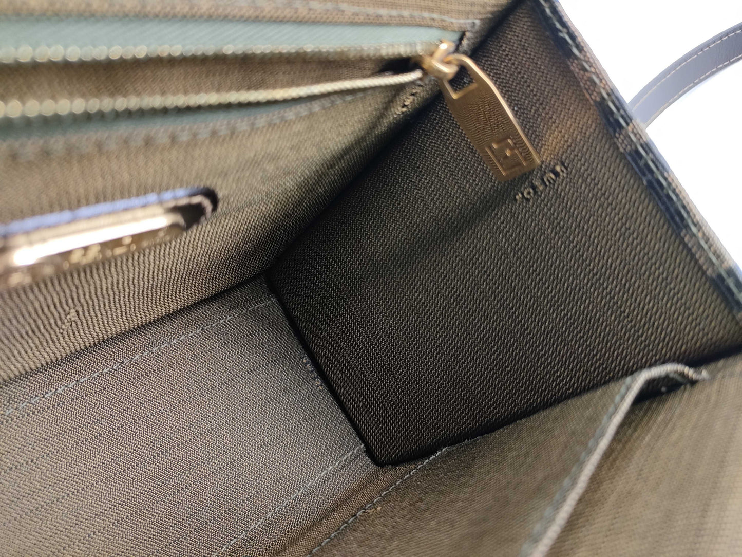 FENDI Zucca pattern Fendi Zucca vanity shoulder bag handbag
