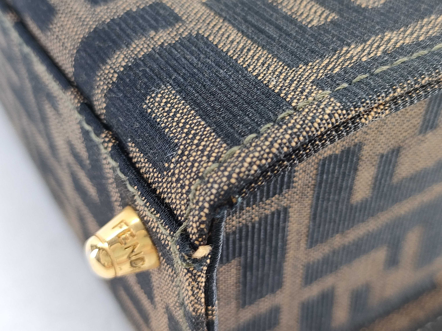 FENDI Zucca pattern Fendi Zucca vanity shoulder bag handbag