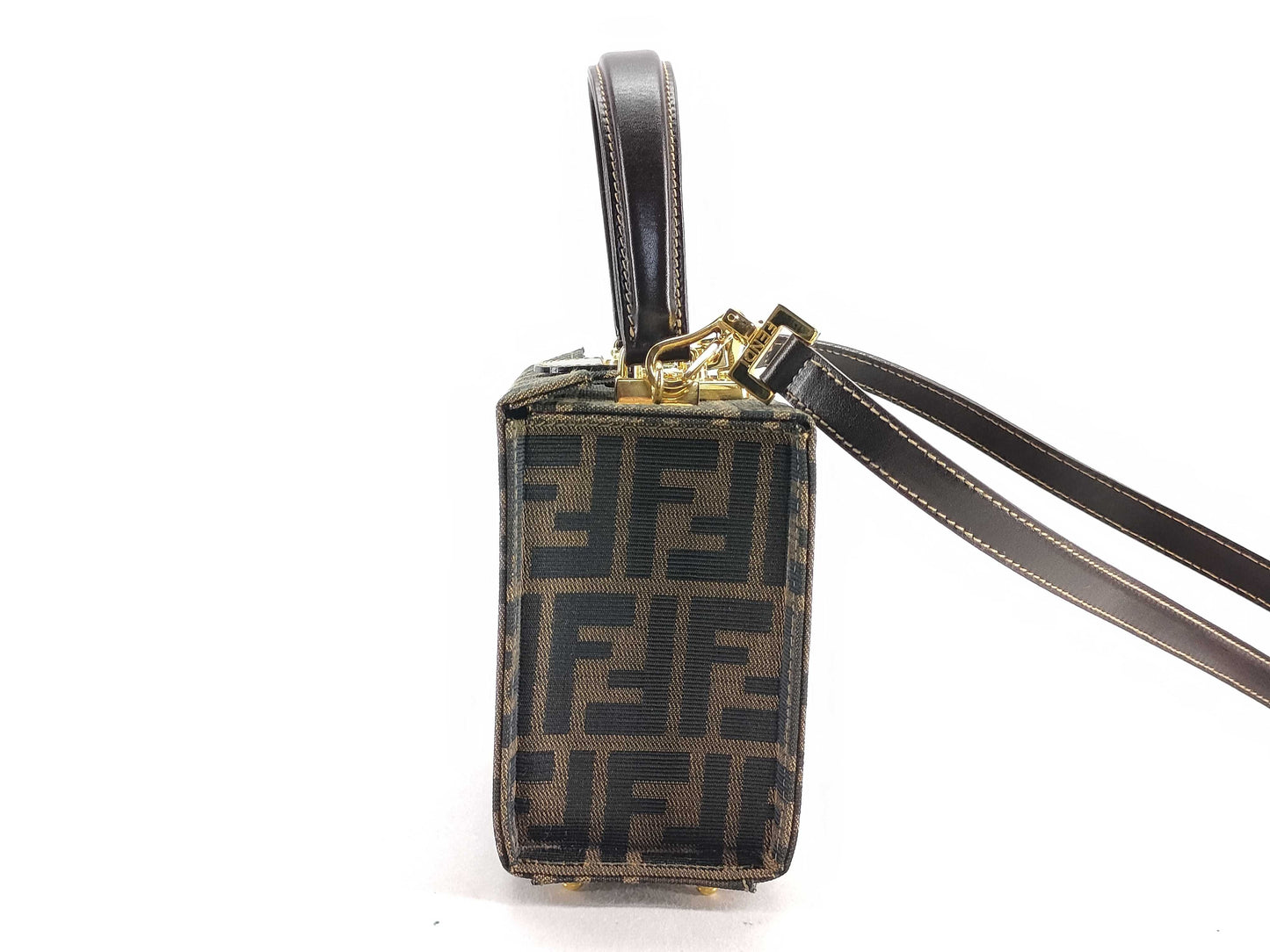 FENDI Zucca pattern Fendi Zucca vanity shoulder bag handbag