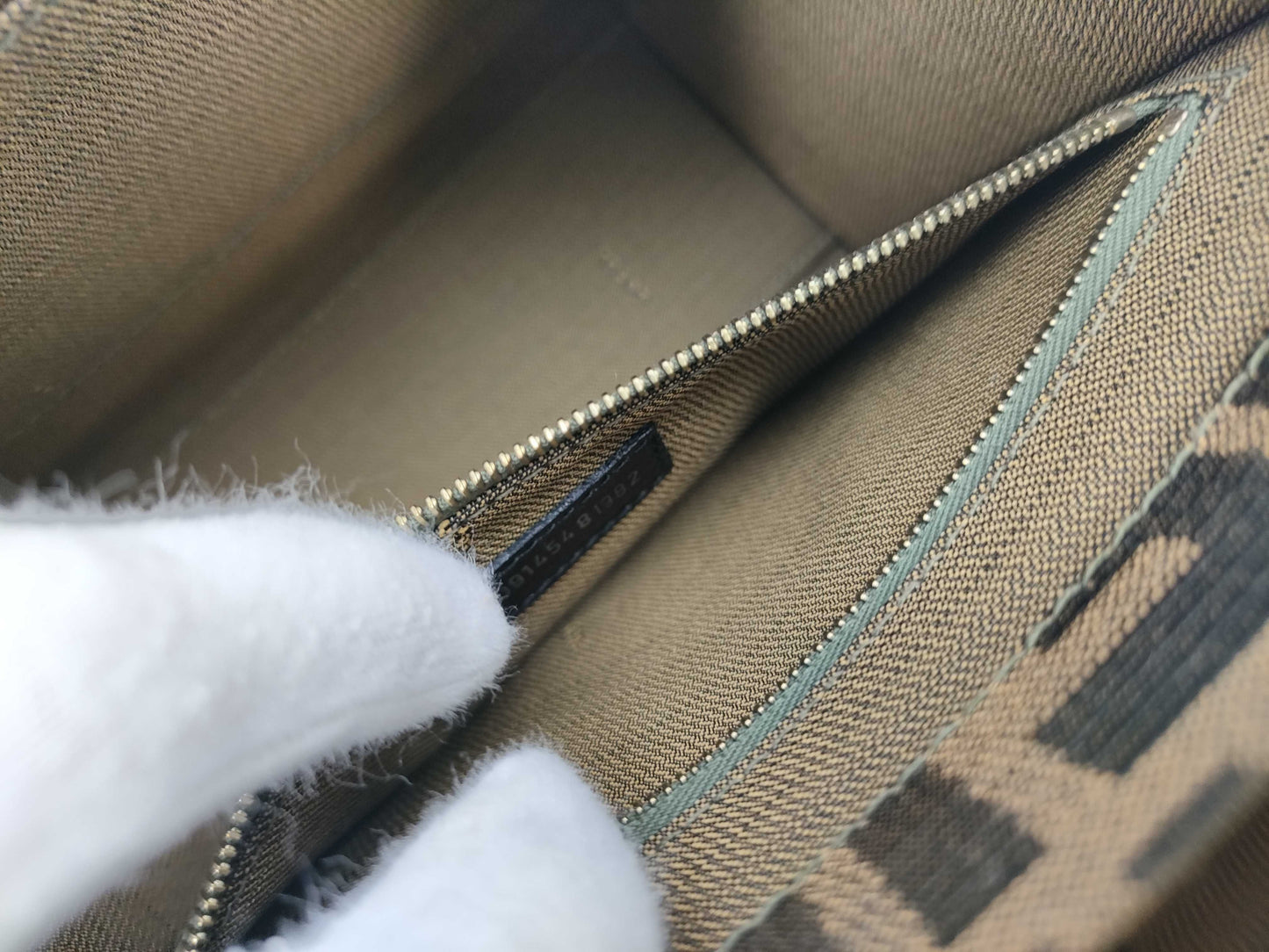 FENDI Zucca pattern Fendi Zucca vanity shoulder bag handbag