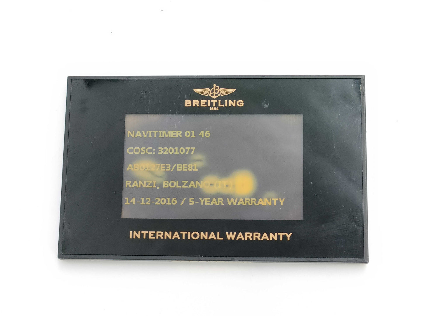 BREITLING Navitimer AB0127 3201077 N゜295/1000 Men's Watch