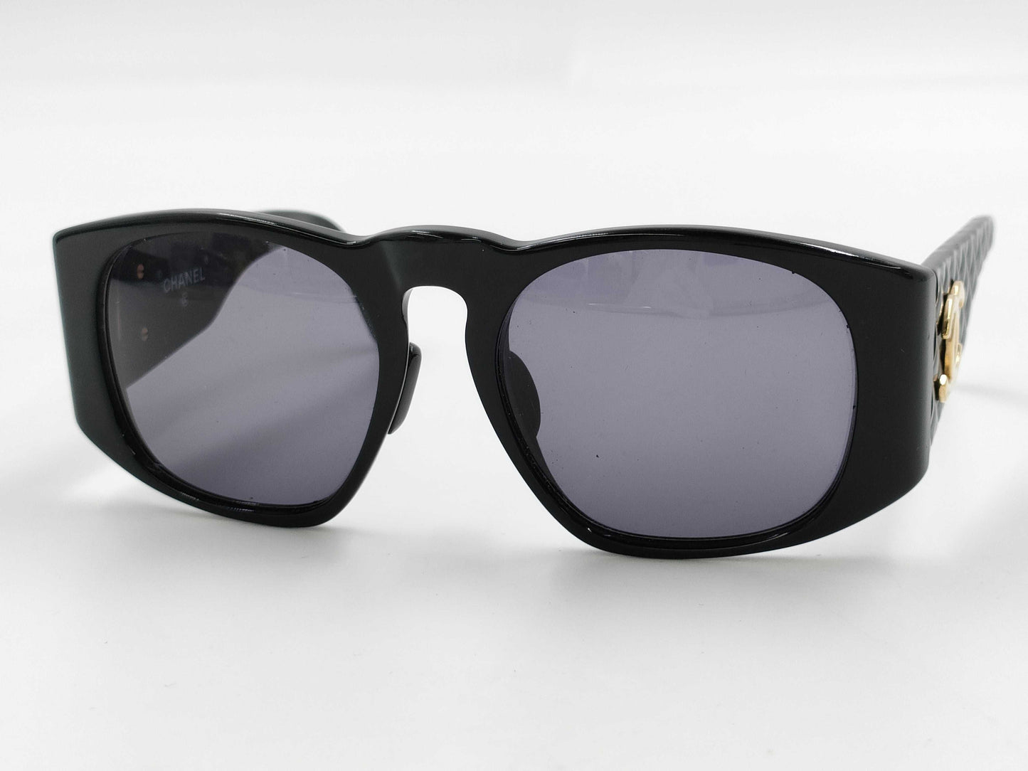 CHANEL Chanel Sunglasses Black Matelasse Sunglasses/Eyeglasses