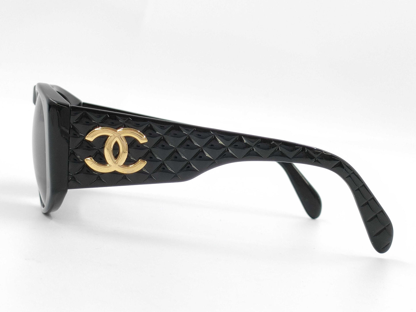 CHANEL Chanel Sunglasses Black Matelasse Sunglasses/Eyeglasses