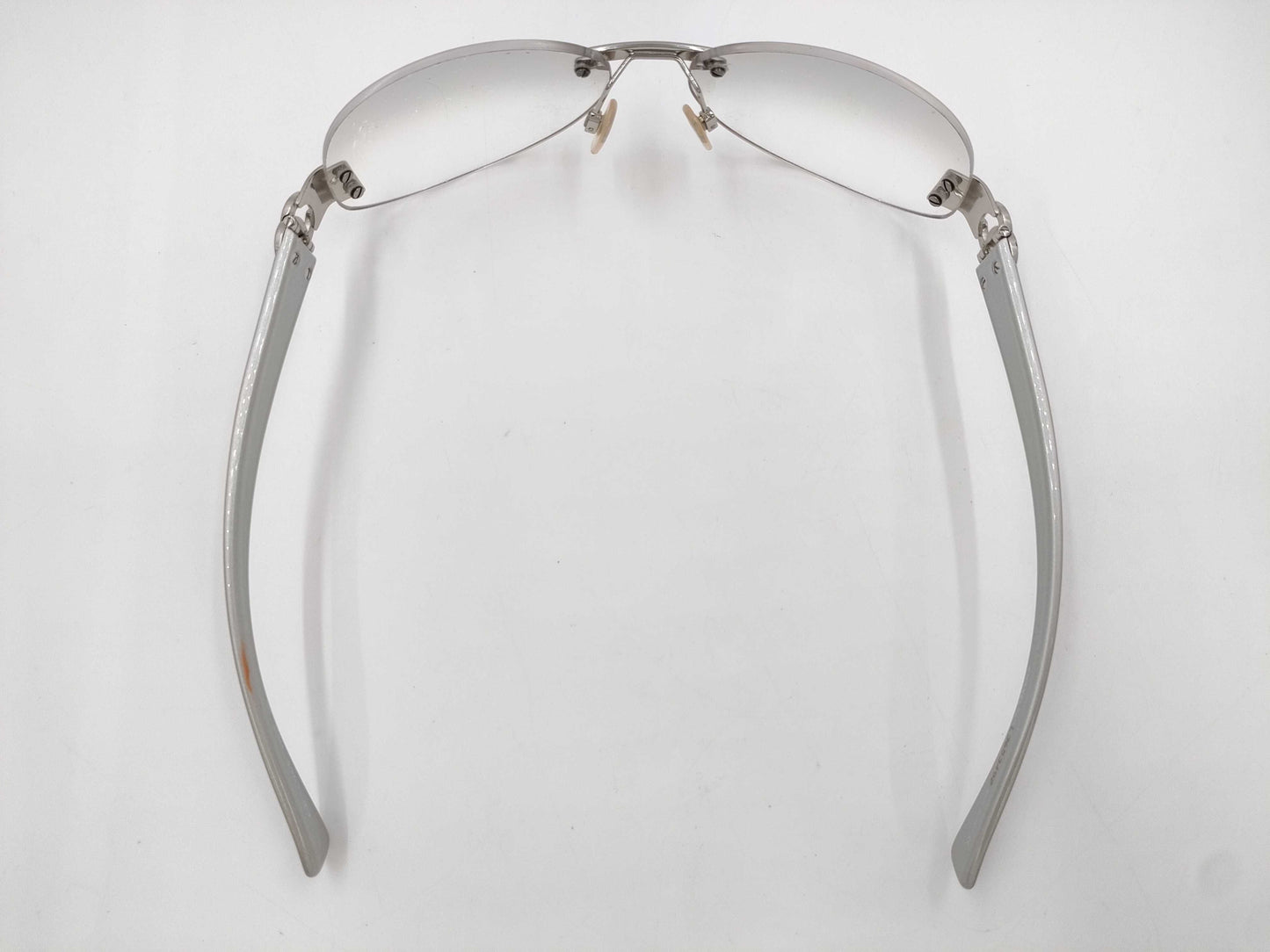 CHANEL Coco Mark Sunglasses Silver Sunglasses/Eyeglasses