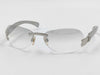 CHANEL Coco Mark Sunglasses Silver Sunglasses/Eyeglasses