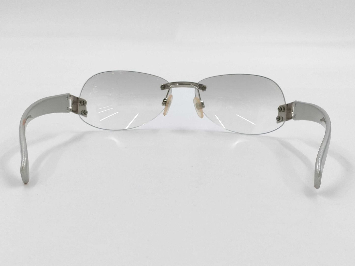 CHANEL Coco Mark Sunglasses Silver Sunglasses/Eyeglasses