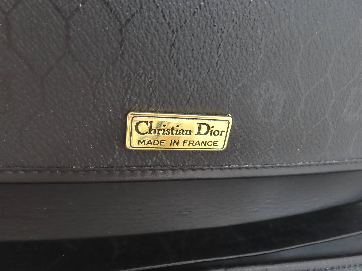 Christian Dior Honeycomb PVC Chain Shoulder Bag