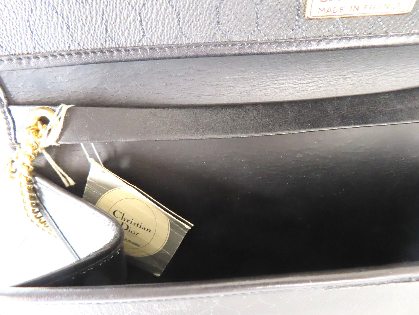 Christian Dior Honeycomb PVC Chain Shoulder Bag