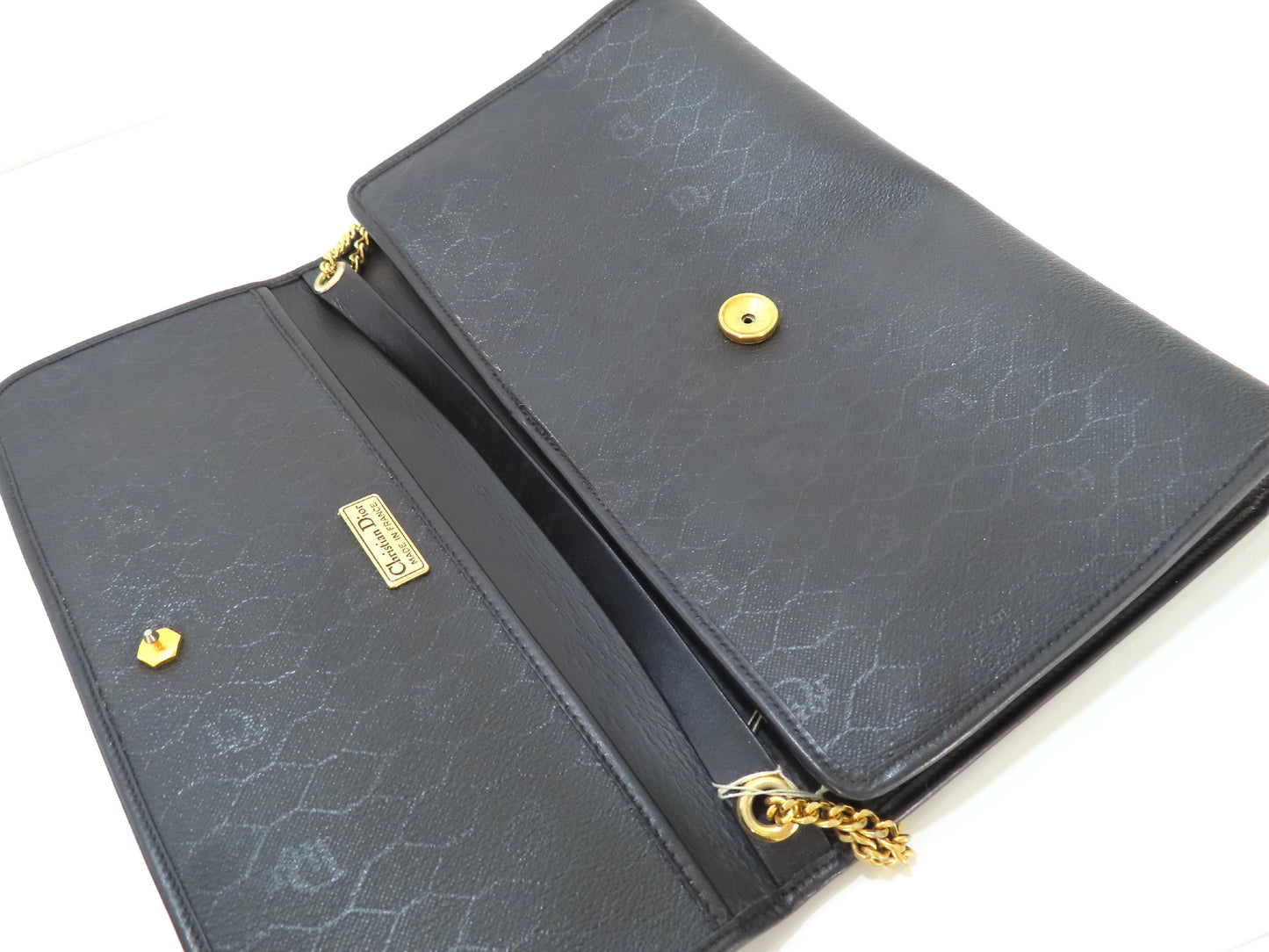 Christian Dior Honeycomb PVC Chain Shoulder Bag