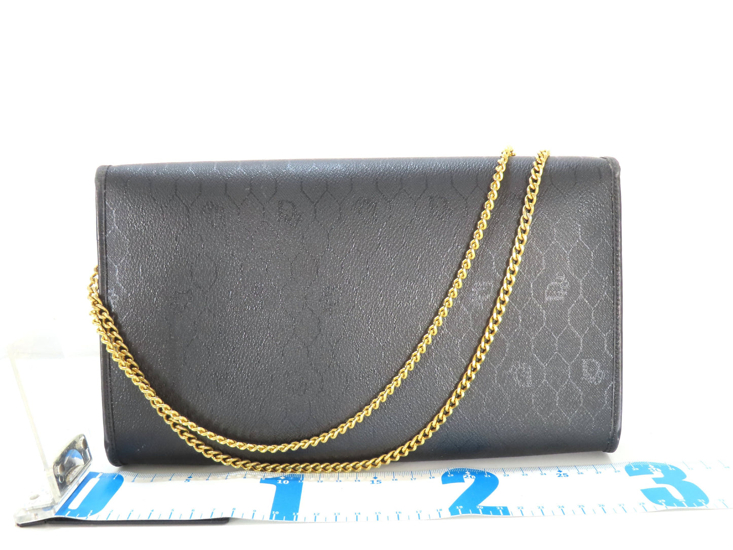 Christian Dior Honeycomb PVC Chain Shoulder Bag