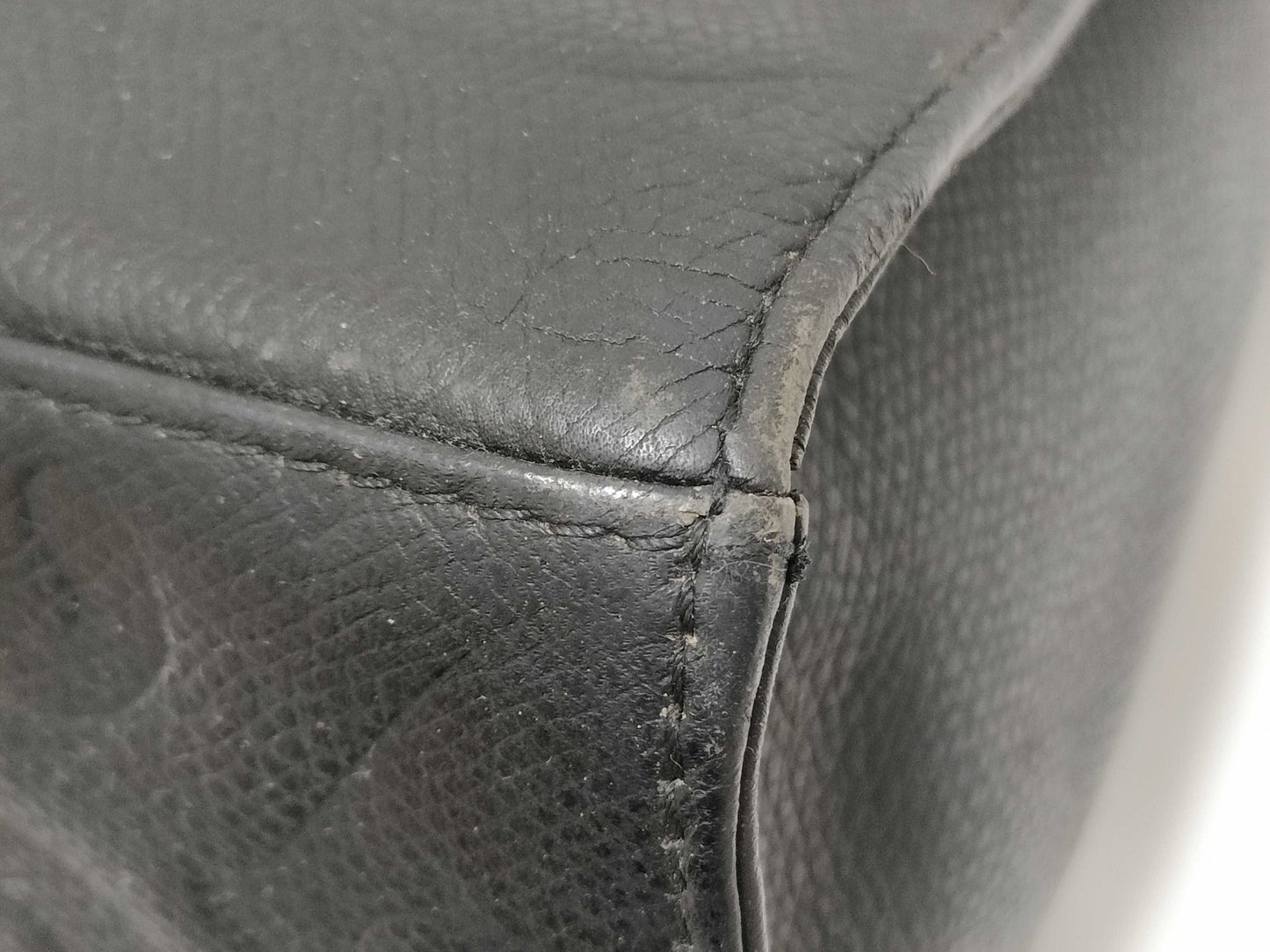 Yves Saint Laurent YSL Leather Tote Bag Black Tote Bag