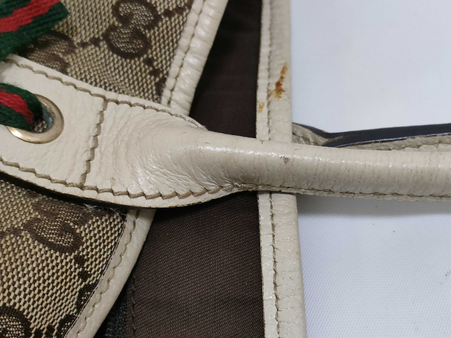 GUCCI GG Canvas Princess Tote Bag, Beige