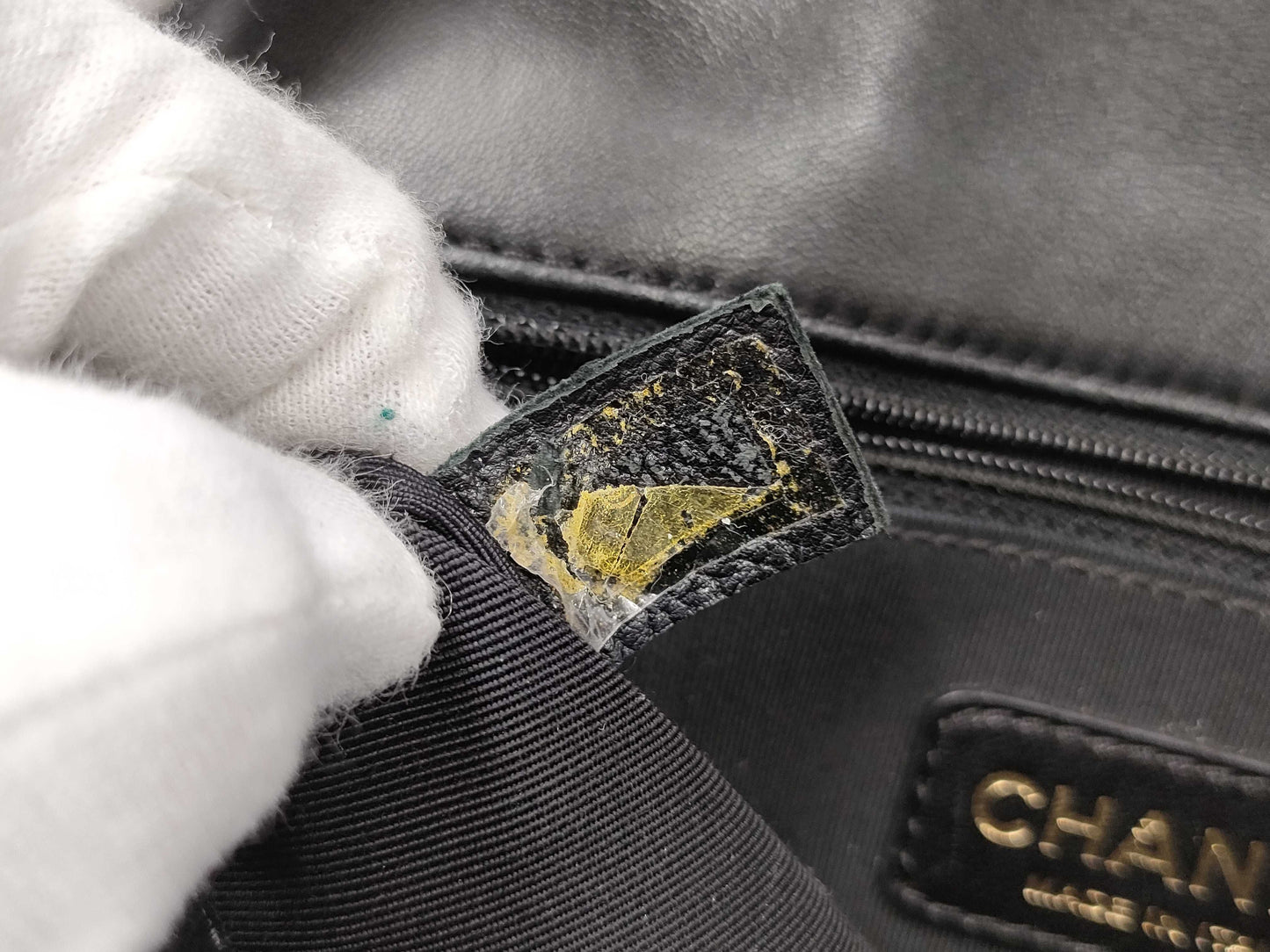 CHANEL Matelasse Lambskin Chain Shoulder Bag, Two-Tone