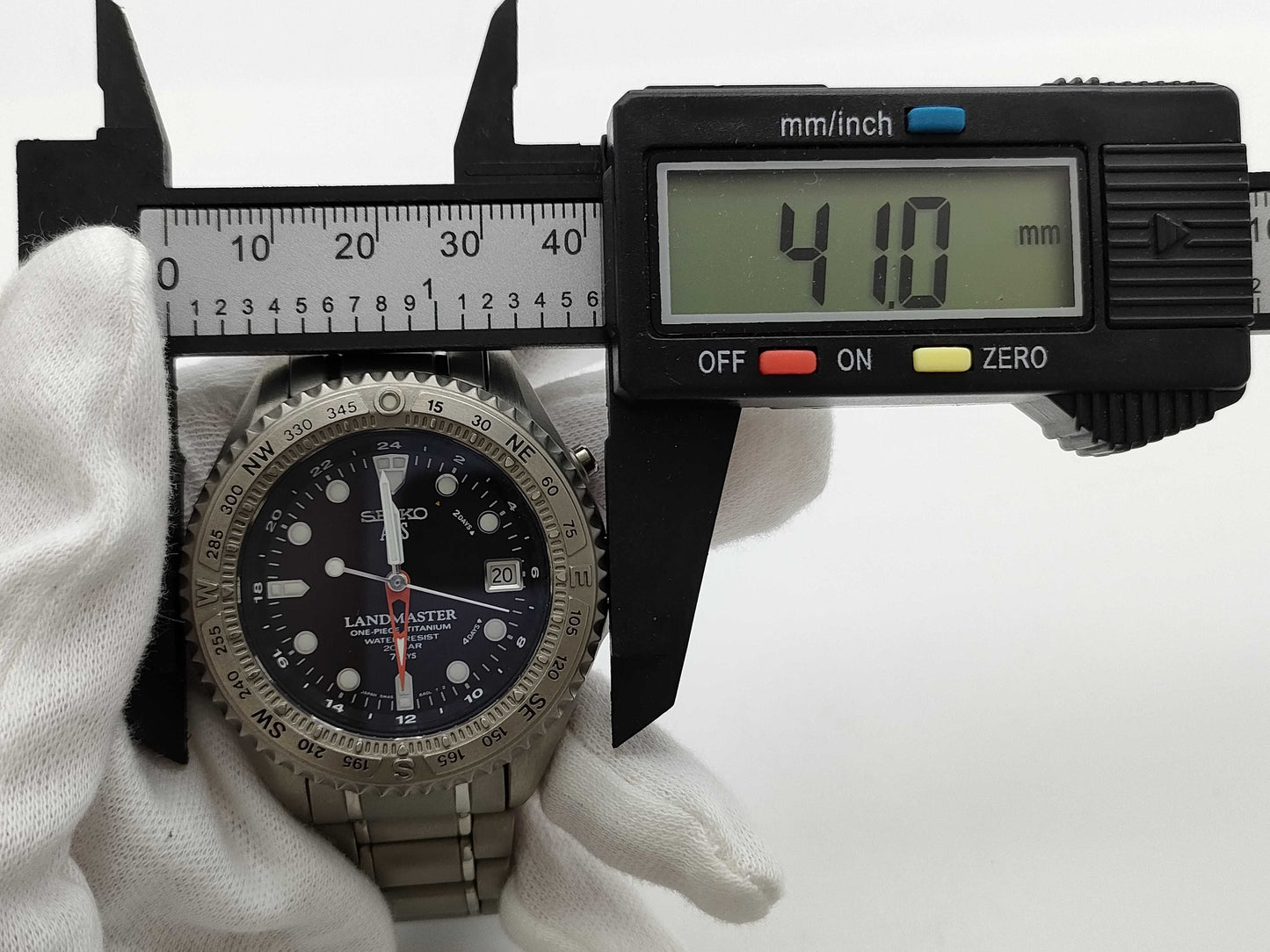 SEIKO Landmaster 5M45-6A00 660314 Automatic Black Dial Men's Watch