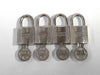HERMES Silver Cadena Set of 4 Other Accessories