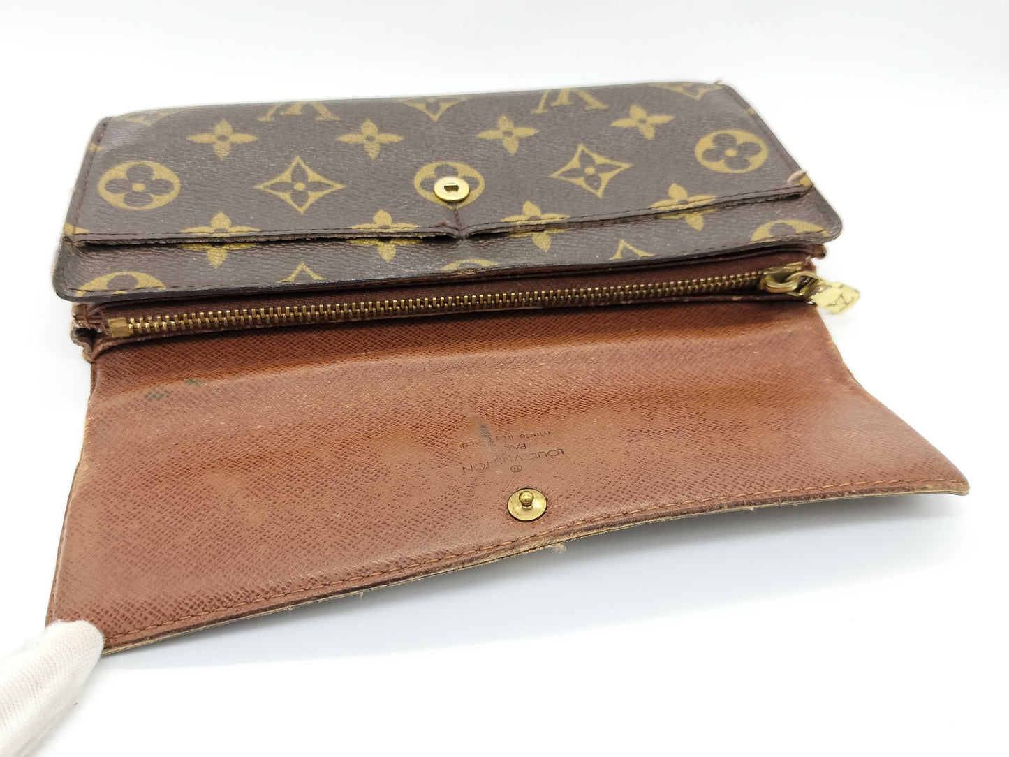 LOUIS VUITTON Monogram Louis Vuitton Monogram Portefeuille Sarah TH0016 Wallet