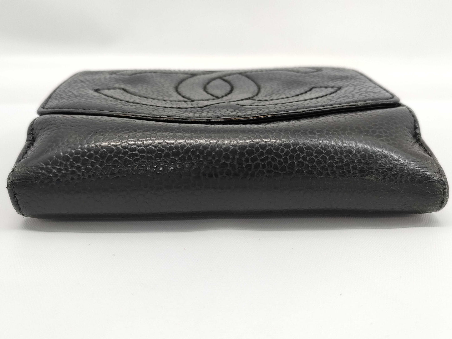 CHANEL Caviar Compact Wallet 4659930 Box, Sticker, Card Holder, Wallet