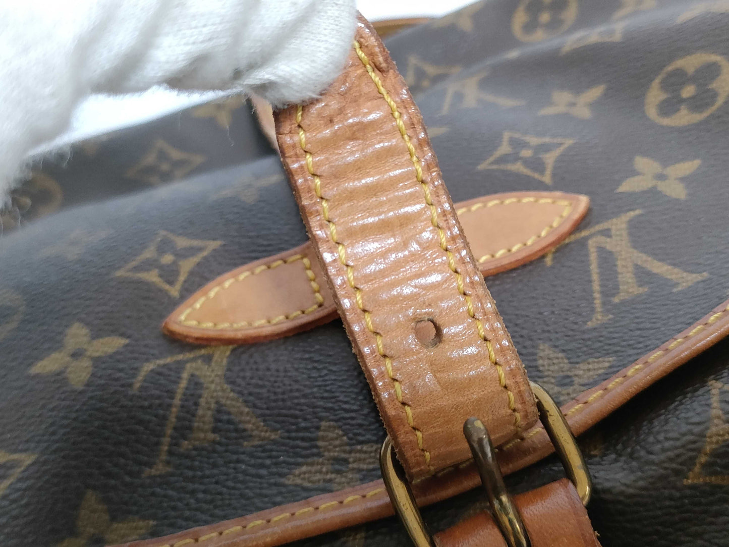 LOUIS VUITTON Monogram Saumur 30 Shoulder Bag