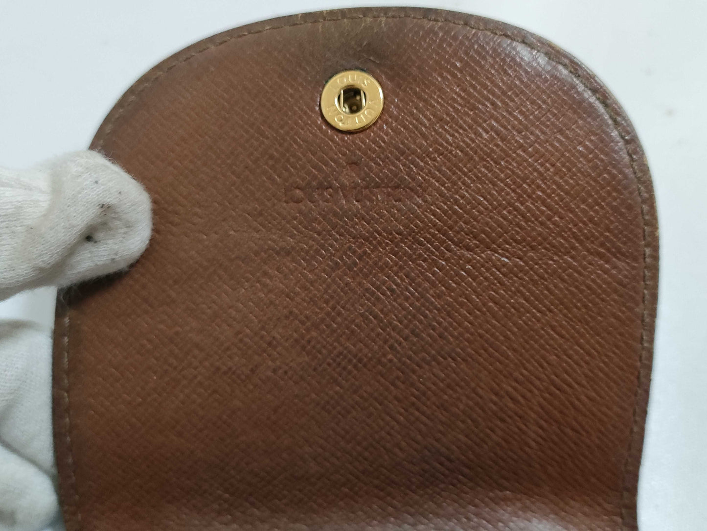 LOUIS VUITTON RFID verification failed. Monogram Louis Vuitton Monogram Porte Monnaie Coin Case CT0970