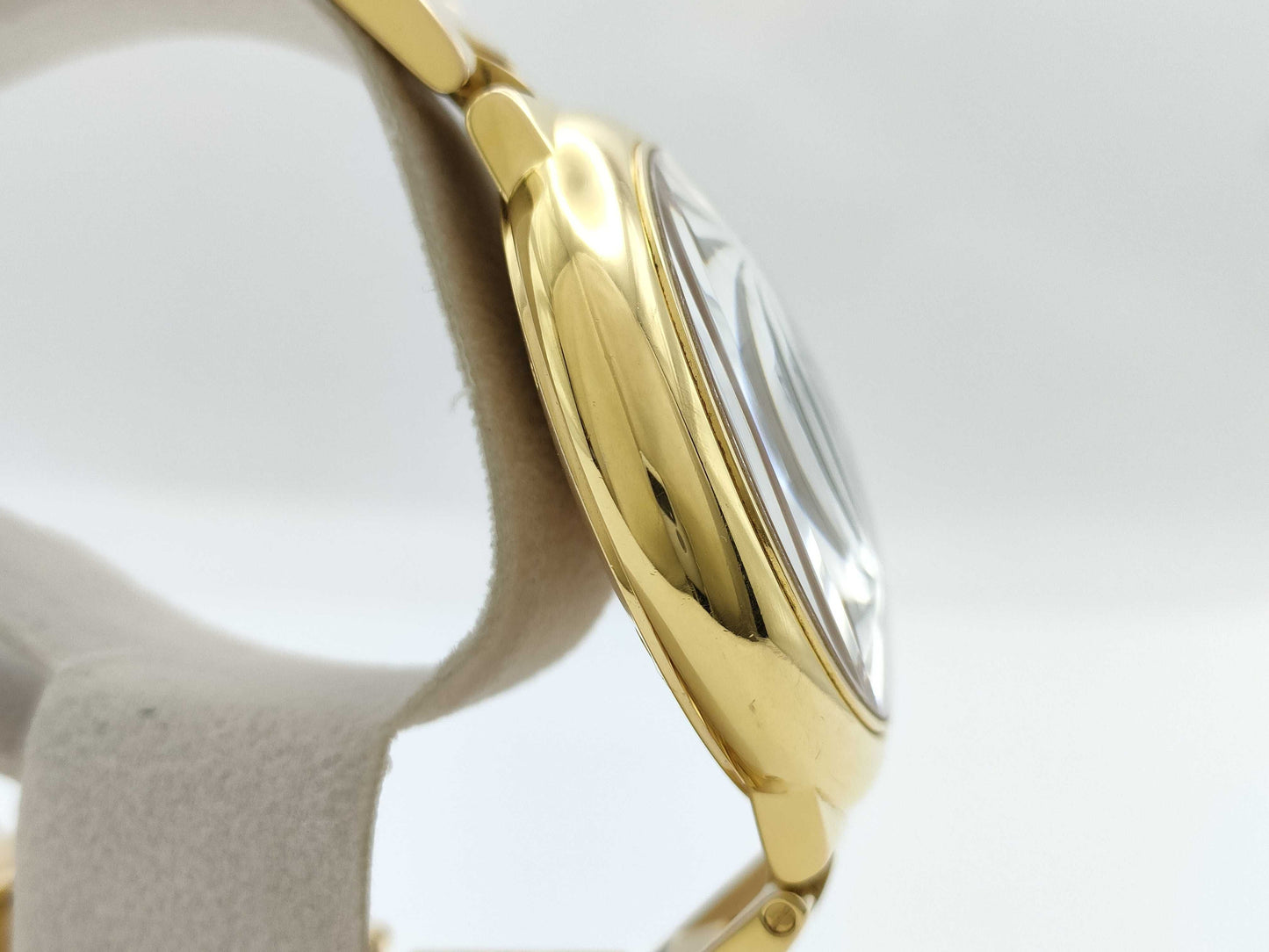 Cartier Ballon Bleu W6920035 3220 80168QX Quartz Shell Dial 18K Gold Men's Watch