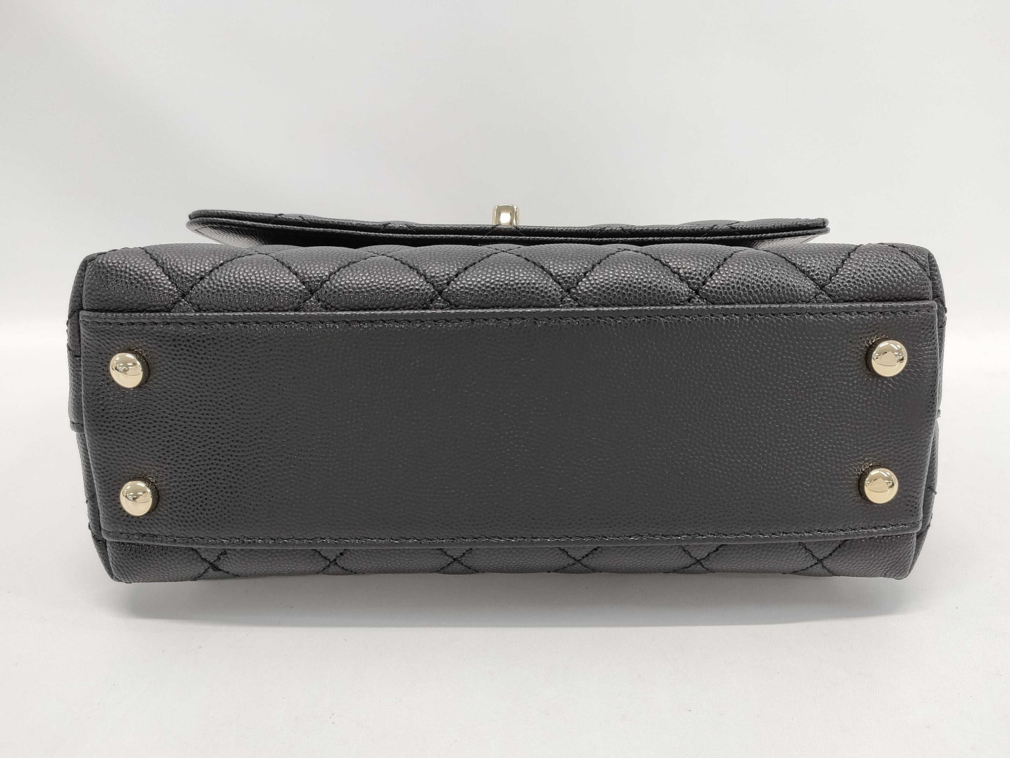 CHANEL Coco Handle 24 A92990/A61A27CC Shoulder Handbag in Caviar Skin, Black