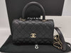 CHANEL Coco Handle 24 A92990/A61A27CC Shoulder Handbag in Caviar Skin, Black