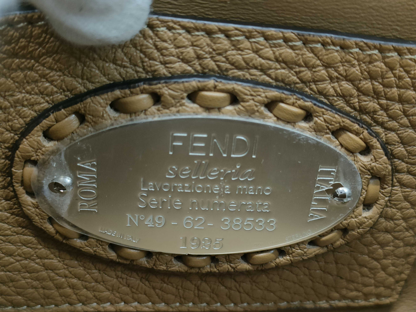 FENDI Mini Bucket Selleria Leather Shoulder Bag 8BS017/49-62-38533 Brown Bag