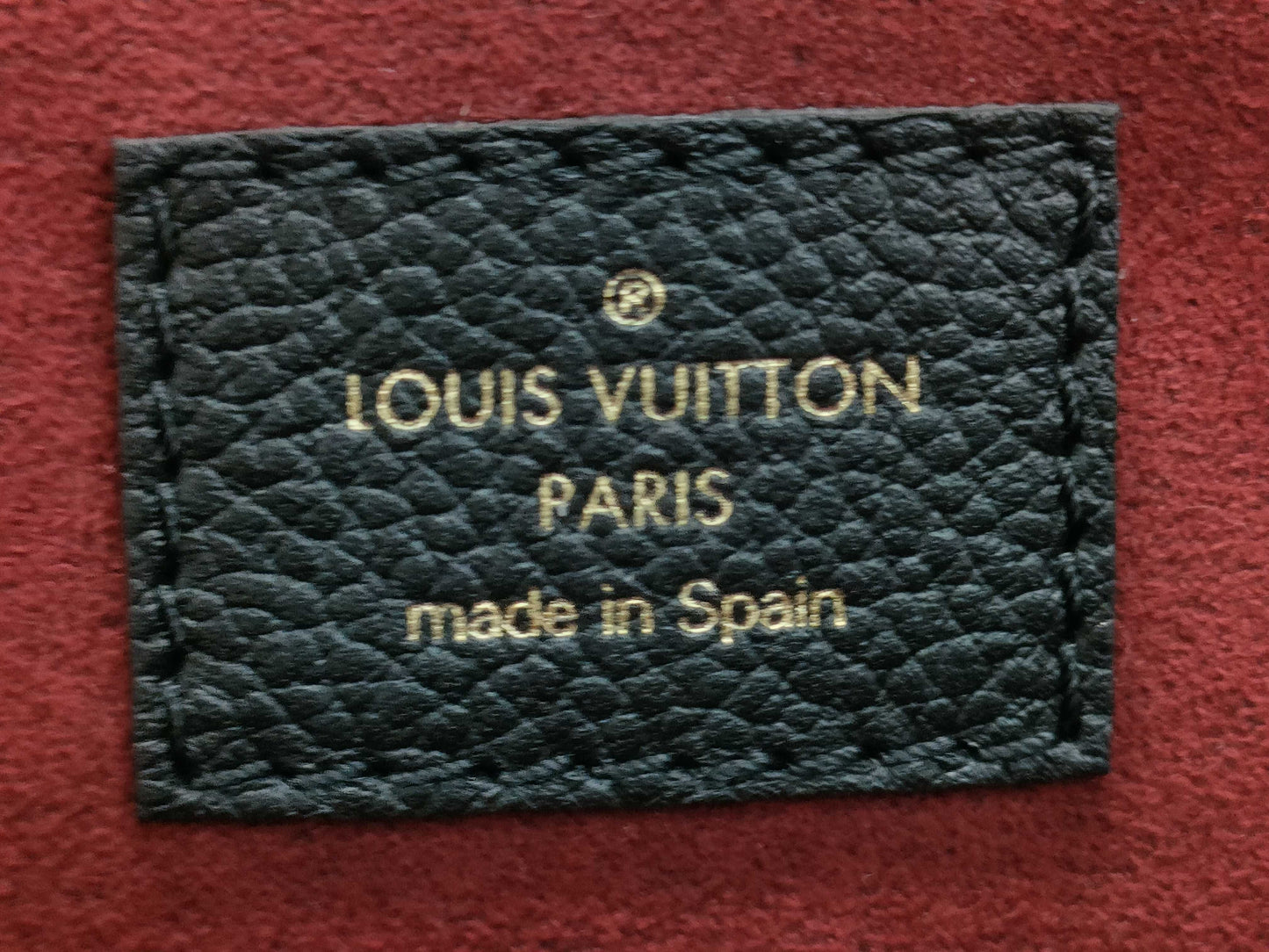 LOUIS VUITTON Monogram Empreinte Grand Palais PM M58916/RFID Handbag