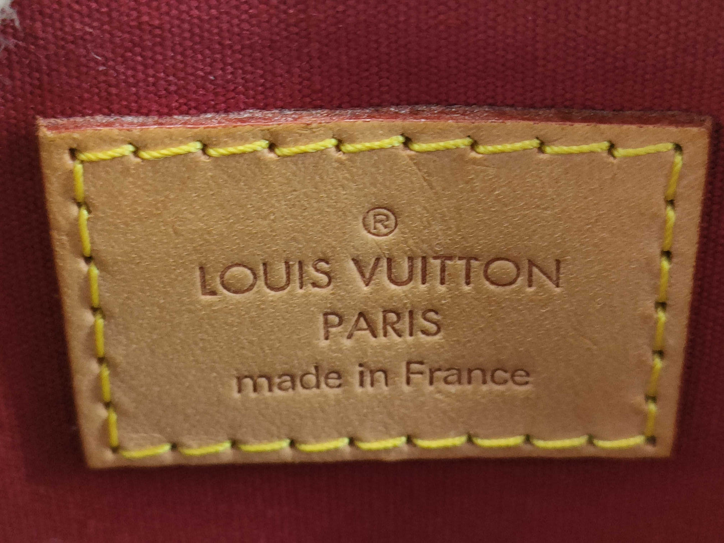 LOUIS VUITTON Vernis Alma BB M91771/MI4059 Rose Indigo Handbag