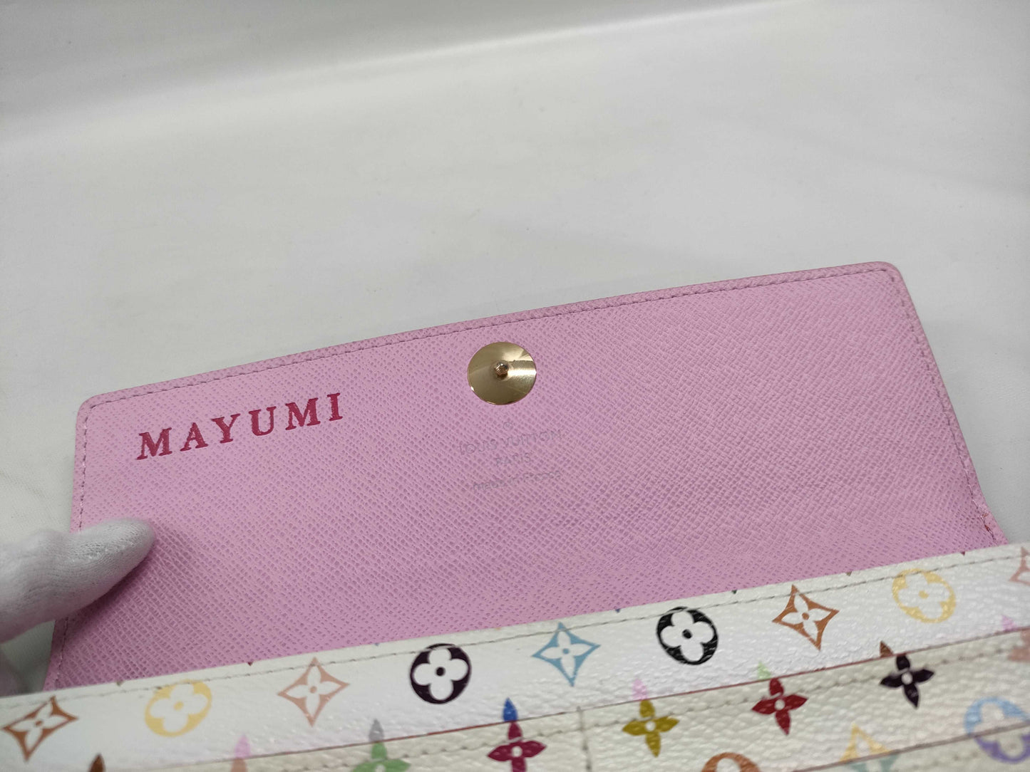 LOUIS VUITTON Monogram Multicolore Sarah Portefeuille M93744/TH1029 Wallet
