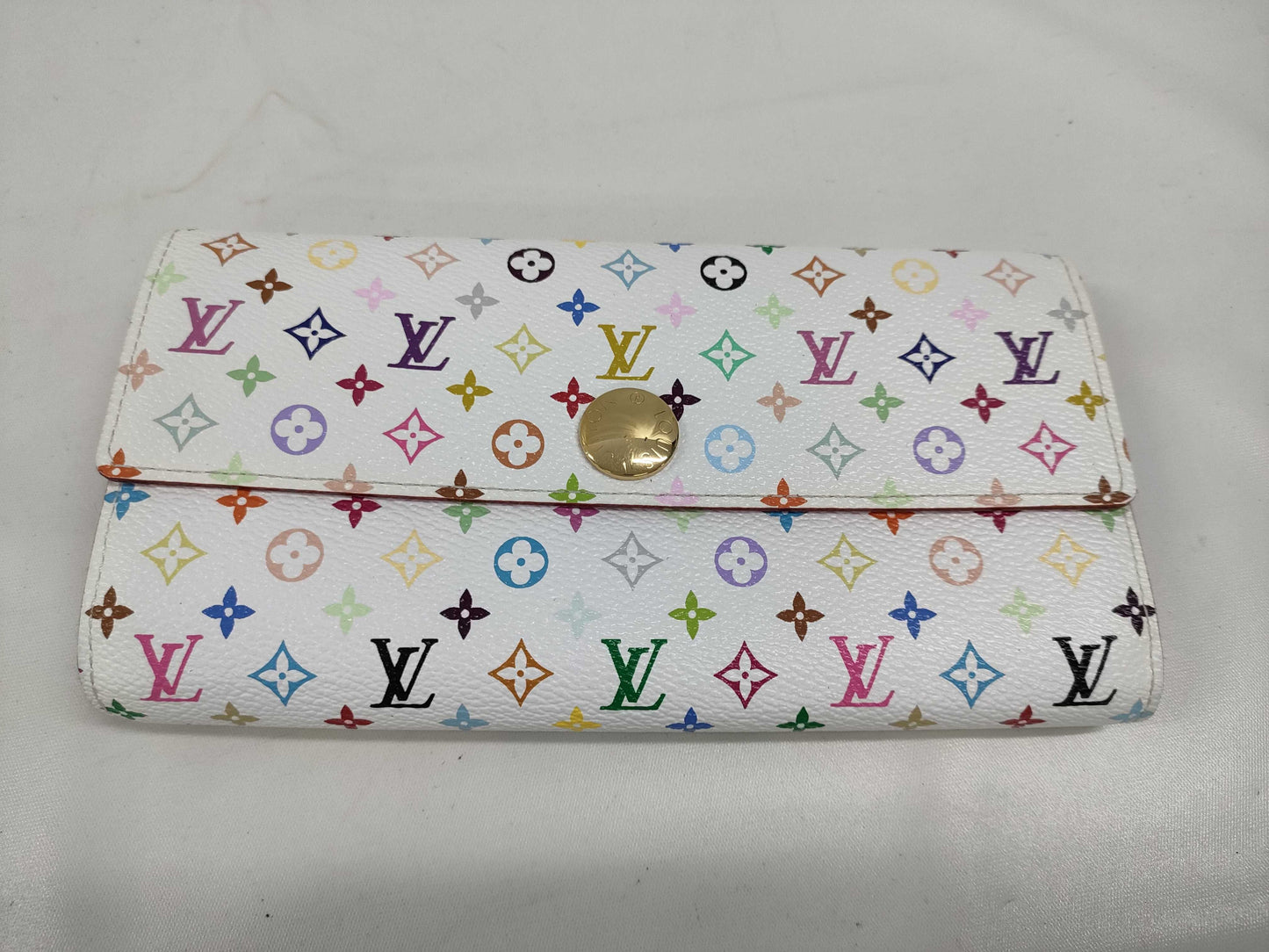 LOUIS VUITTON Monogram Multicolore Sarah Portefeuille M93744/TH1029 Wallet