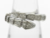 BVLGARI Serpenti Viper L Full Diamond WG Au750 7.0g Ring