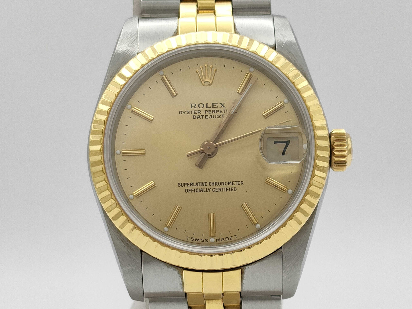 ROLEX 68273 9803310 Champagne Dial Women's Watch