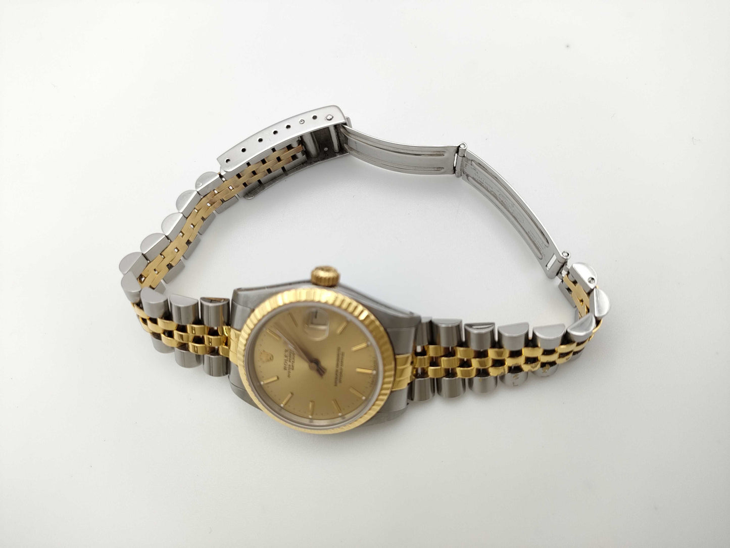 ROLEX 68273 9803310 Champagne Dial Women's Watch