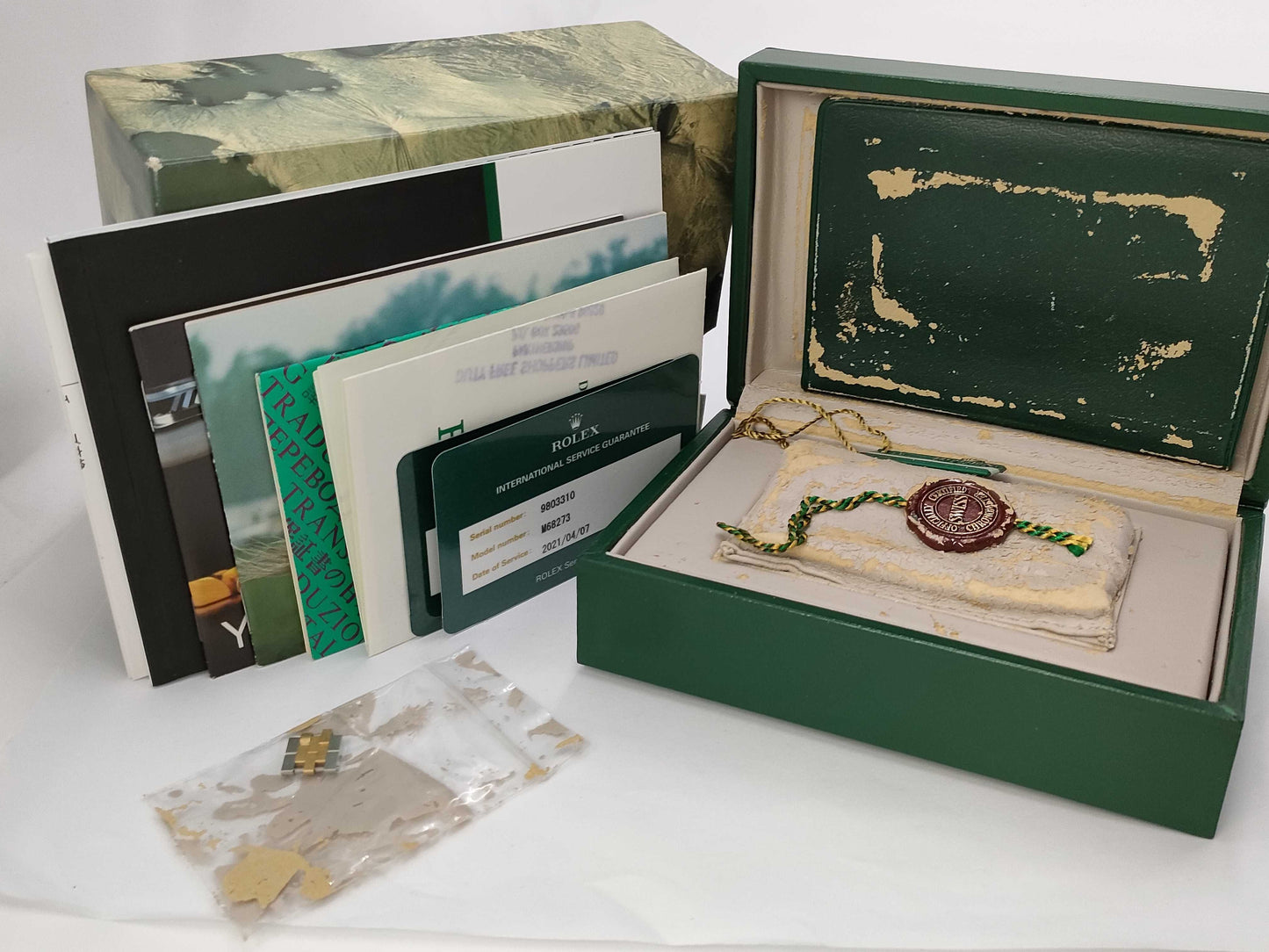 ROLEX 68273 9803310 Champagne Dial Women's Watch