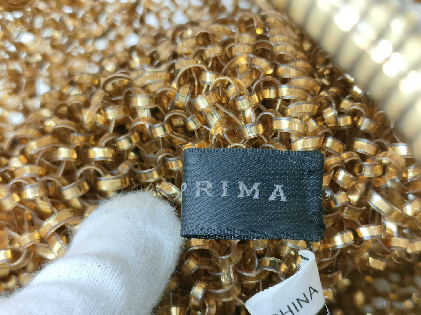 ANTEPRIMA Wire Bag Handbag Gold Handbag