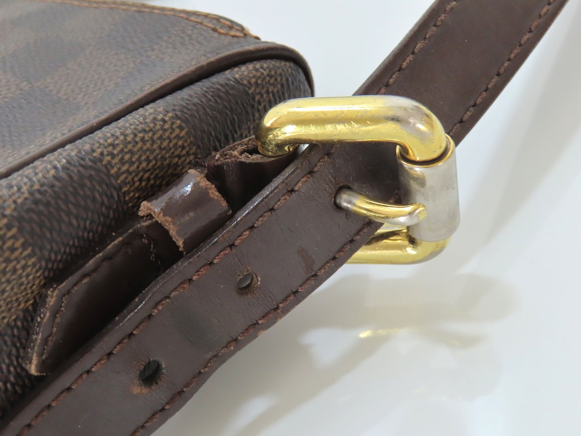 LOUIS VUITTON Vuitton Damier Ravello GM VI1008 Shoulder Bag