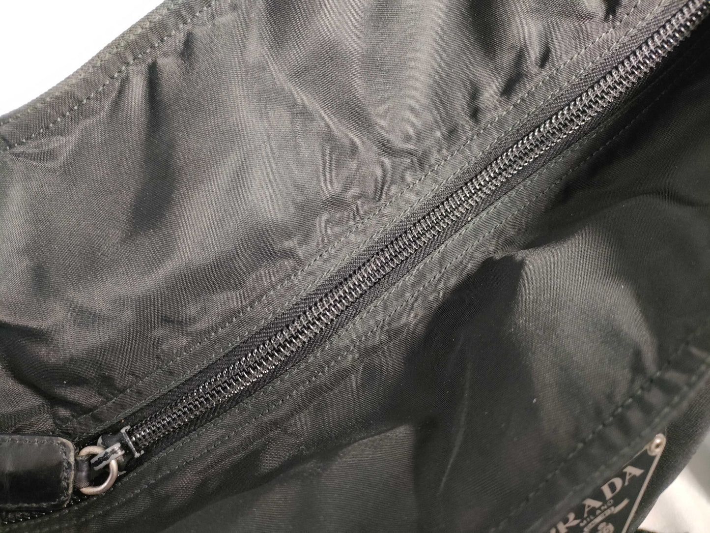 PRADA Nylon Prada Nylon Tote Bag Black W27
