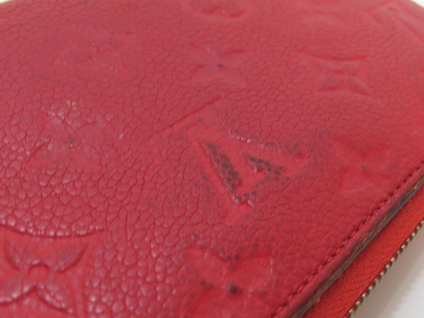 LOUIS VUITTON Monogram Empreinte Zippy Wallet SP1135 Wallet