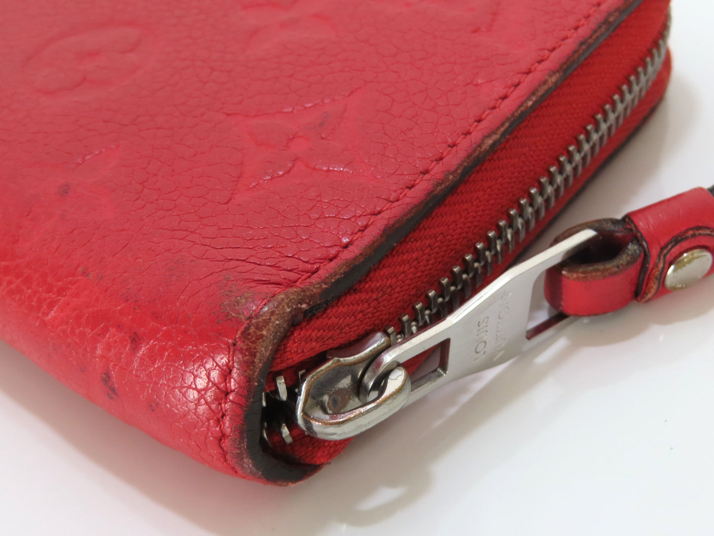 LOUIS VUITTON Monogram Empreinte Zippy Wallet SP1135 Wallet