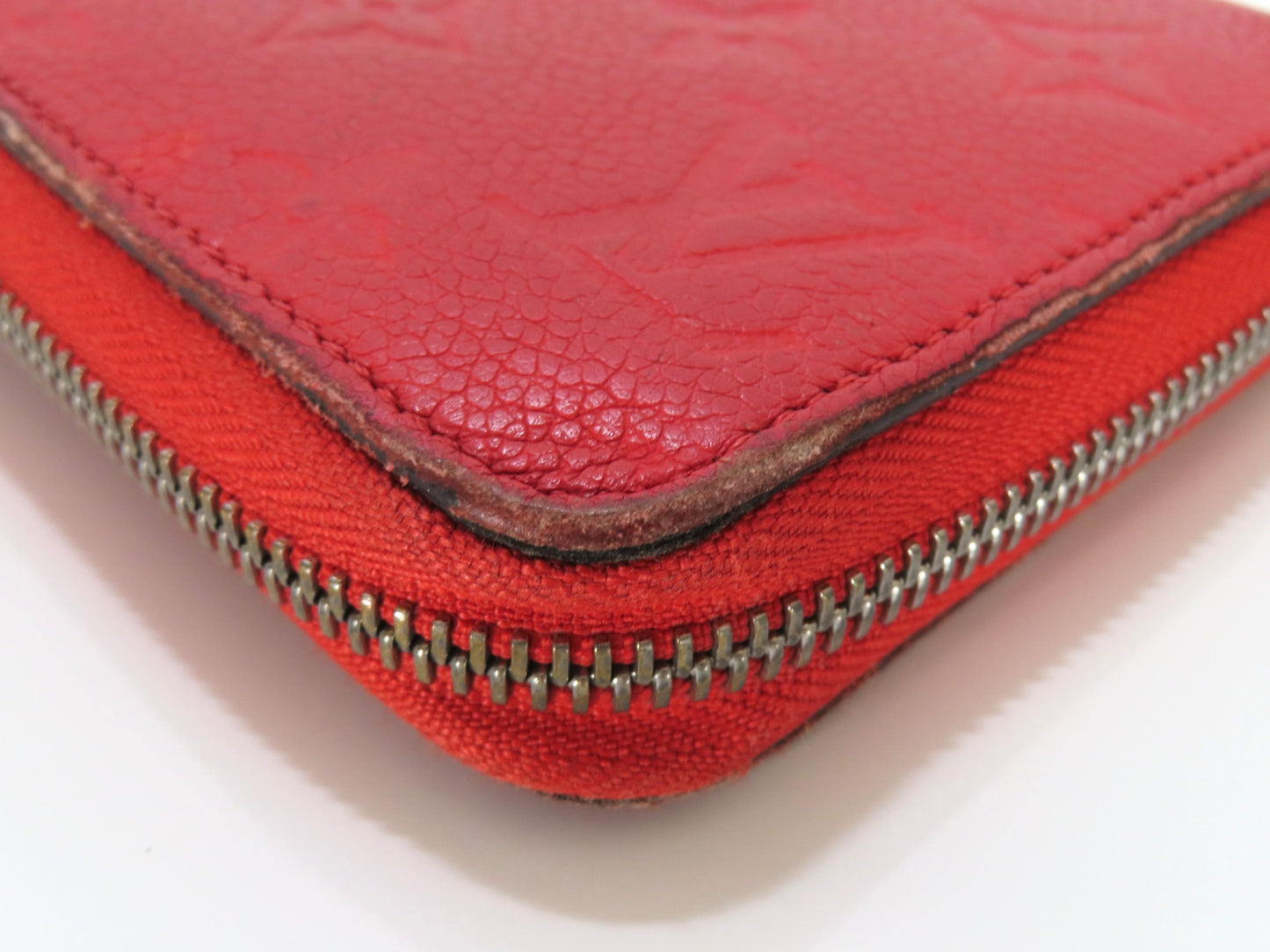 LOUIS VUITTON Monogram Empreinte Zippy Wallet SP1135 Wallet