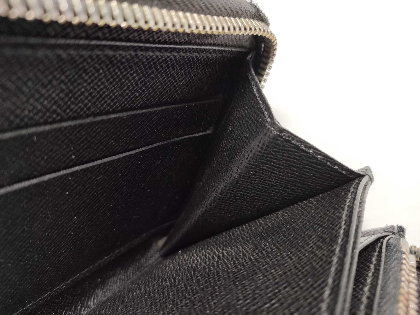 LOUIS VUITTON Epi Zippy Wallet Noir CA2183 Wallet