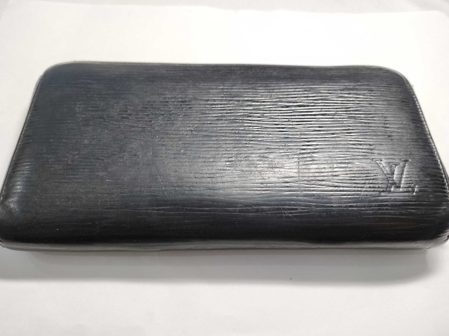 LOUIS VUITTON Epi Zippy Wallet Noir CA2183 Wallet