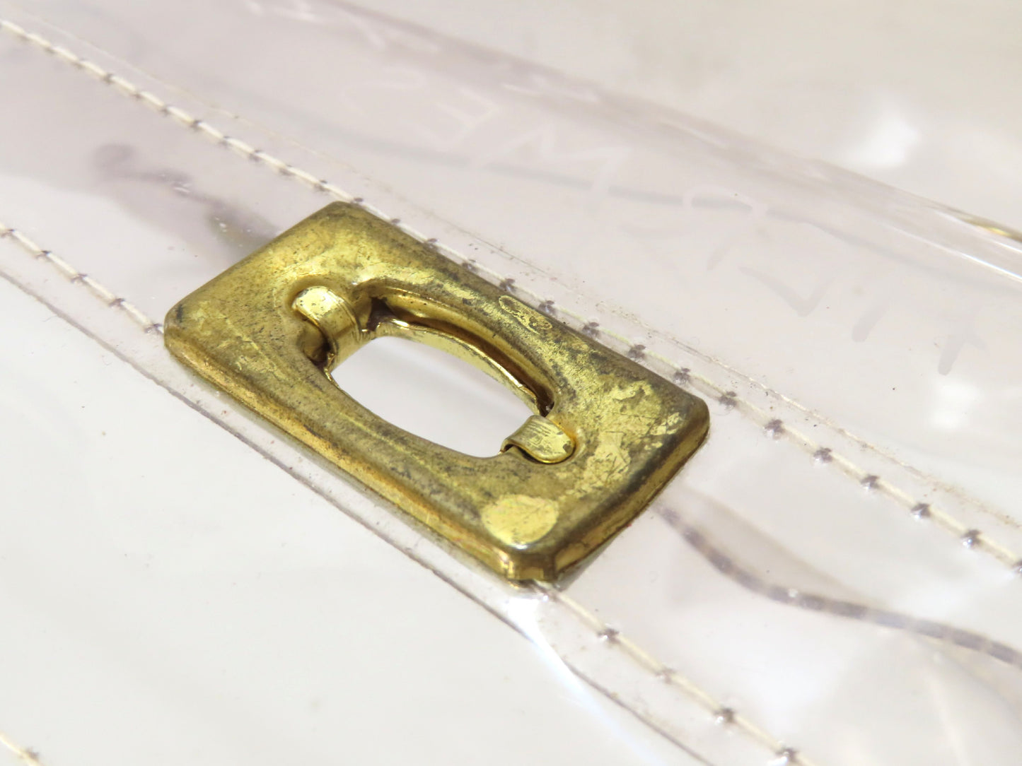 HERMES Vinyl Kelly Bag