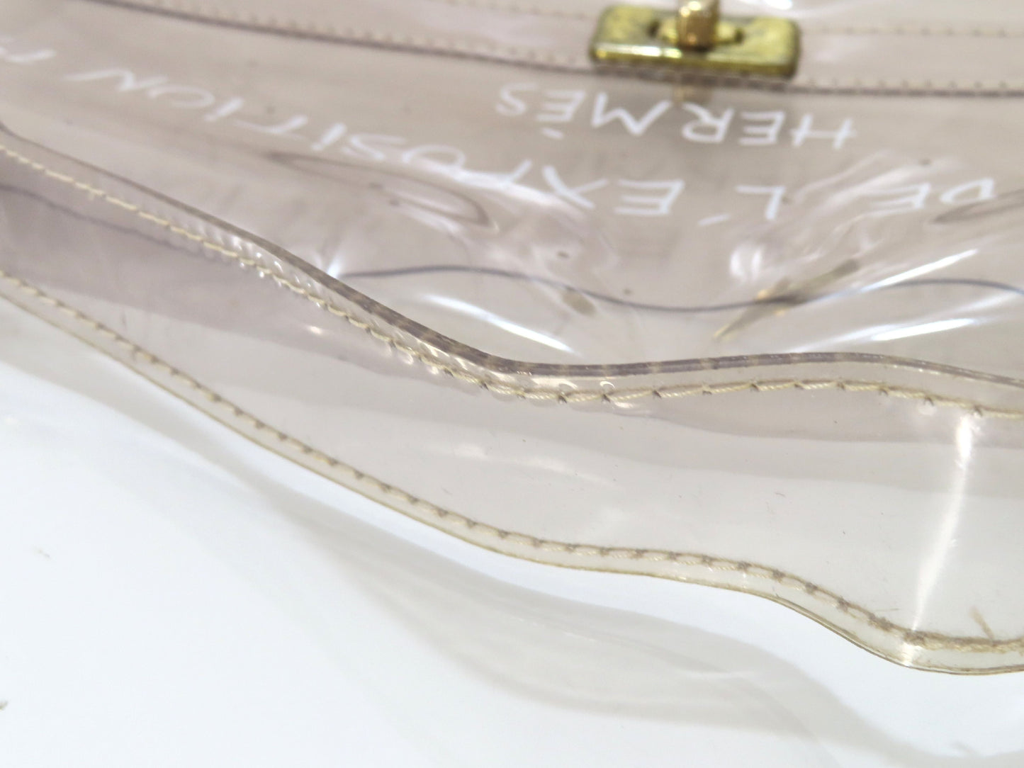 HERMES Vinyl Kelly Bag