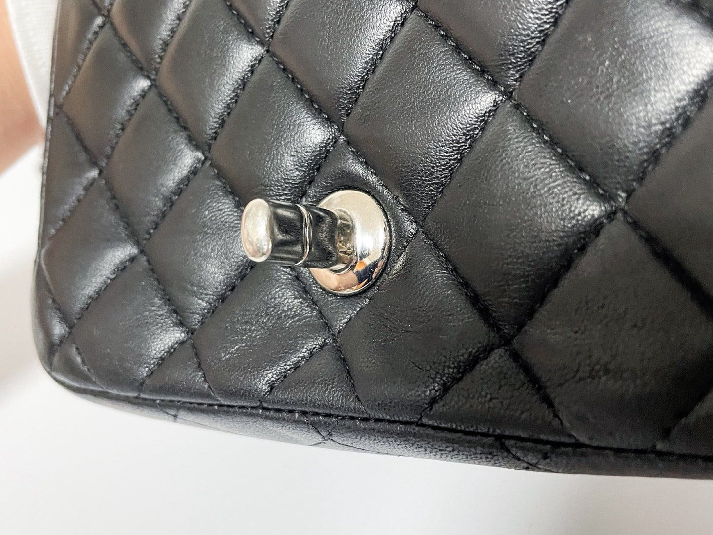 CHANEL Mini Matelasse Lambskin Shoulder Bag