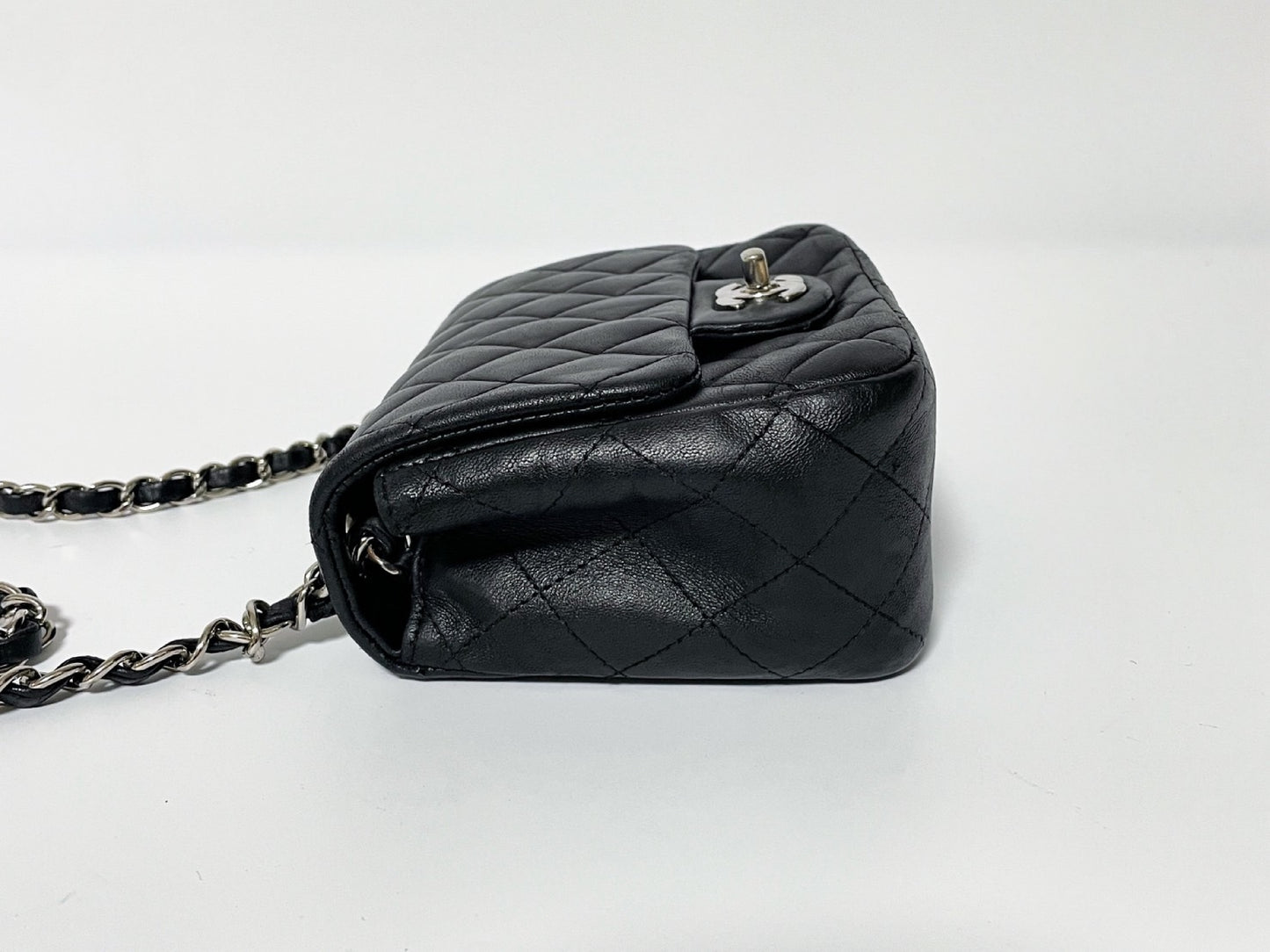CHANEL Mini Matelasse Lambskin Shoulder Bag