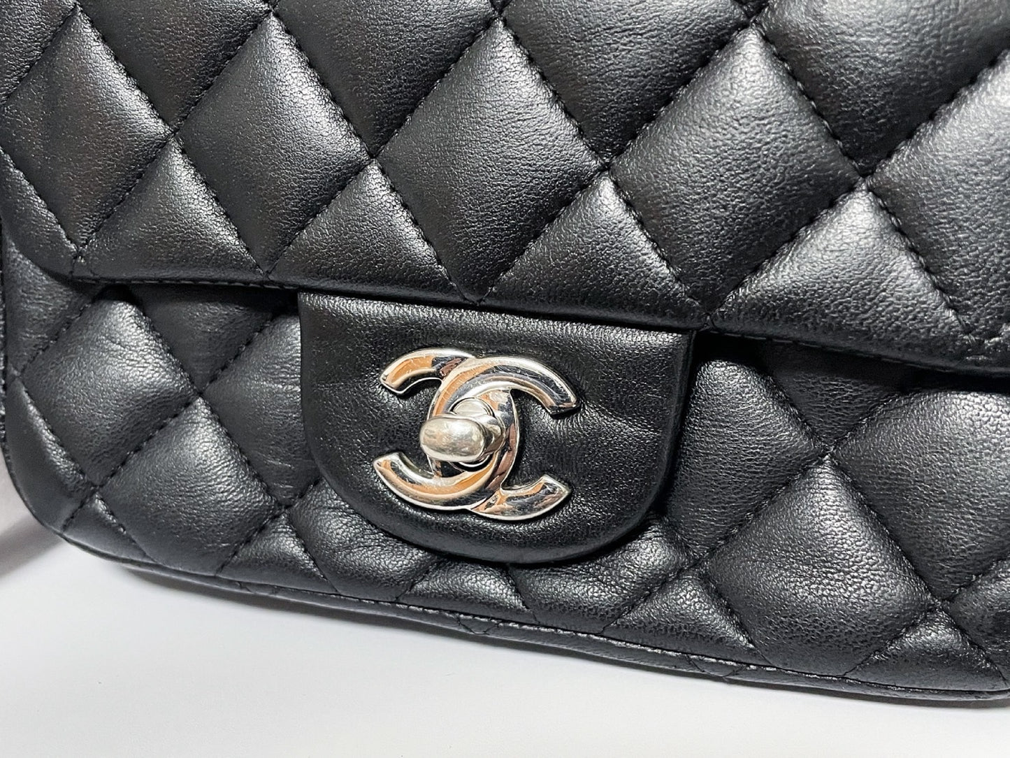 CHANEL Mini Matelasse Lambskin Shoulder Bag