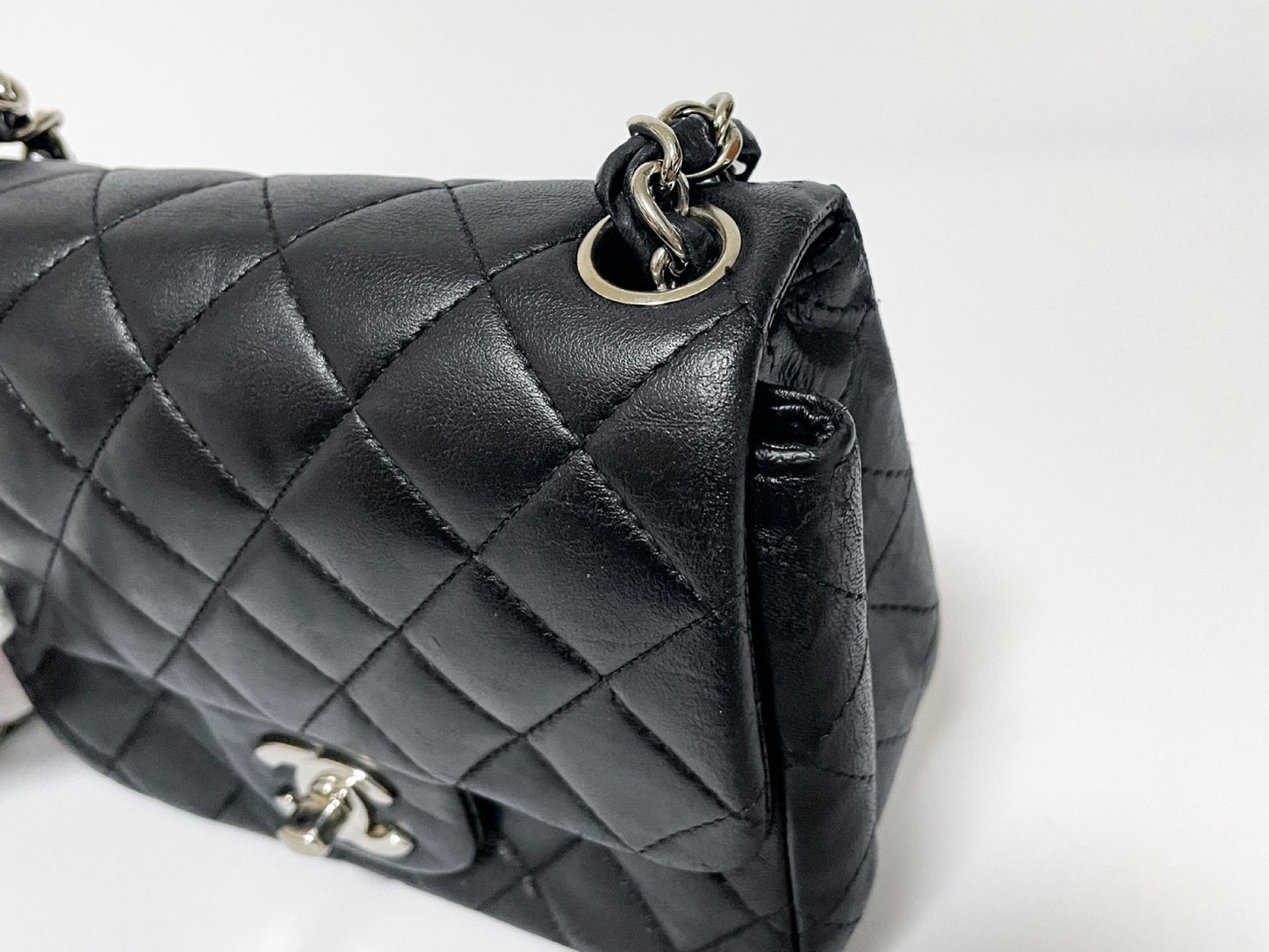 CHANEL Mini Matelasse Lambskin Shoulder Bag