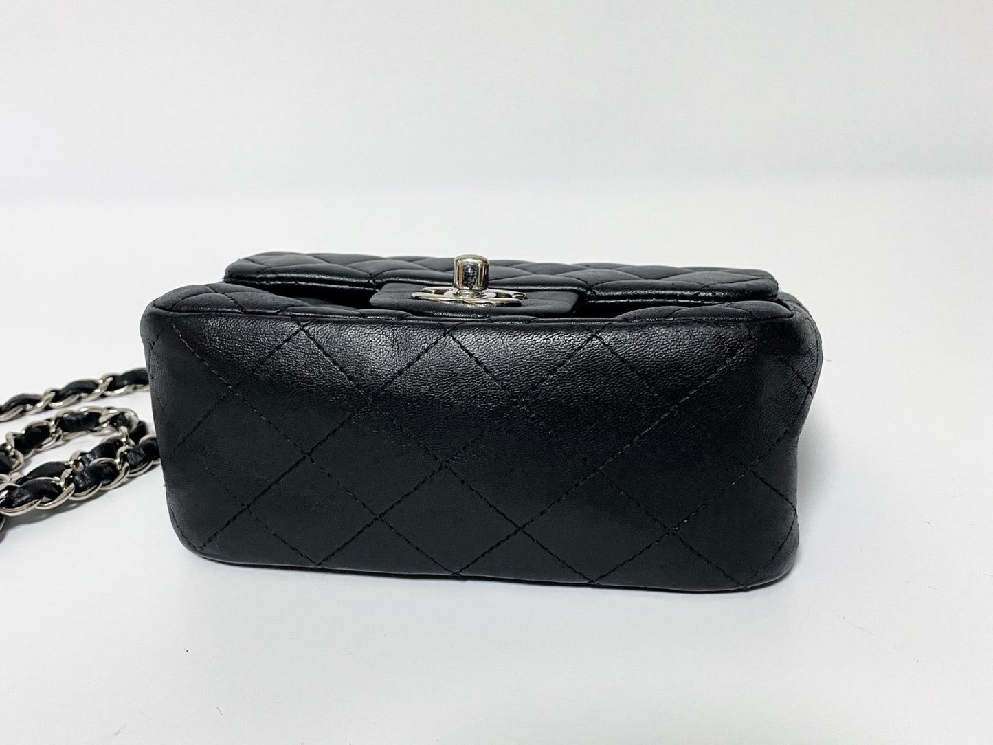 CHANEL Mini Matelasse Lambskin Shoulder Bag